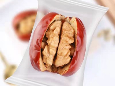 红枣夹核桃葡萄干500g 装新疆特产和田大枣什锦红枣夹核桃仁 直供图2