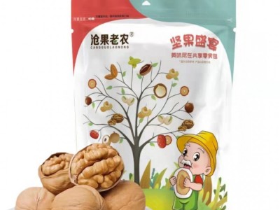 新货薄皮核桃厂家货源500g送夹子手剥核桃仁肉质饱满 代发图3