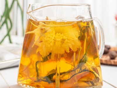 胖大海菊花茶 金银花菊花甘草茶 金银花蒲公英组合花茶叶图4