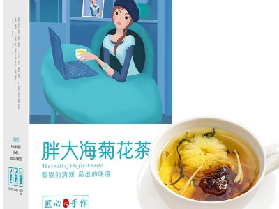 胖大海菊花茶 金银花菊花甘草茶 金银花蒲公英组合花茶叶图5