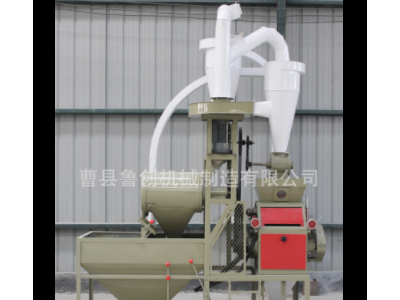 小麦磨面机 小型家用打粉机 商用35型磨粉机 玉米小麦脱皮面粉机图4