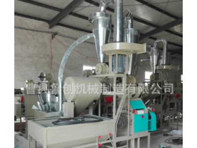玉米小麦磨面机 全自动小麦打粉机 家用小麦面粉加工设备图5