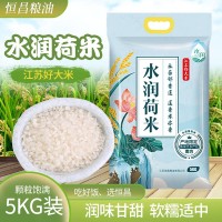 厂家批发袋装米 江苏南方大米10公斤袋装香米粮油批发荷米