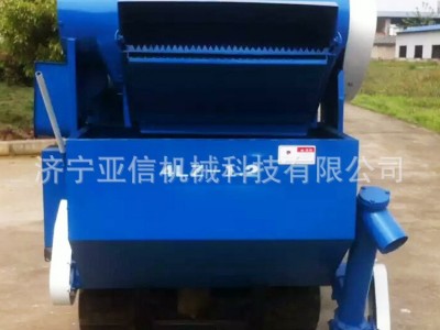 水旱两用稻麦联合收割机 一键启动履带式谷子水稻联合收割机图5