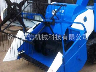 水旱两用稻麦联合收割机 一键启动履带式谷子水稻联合收割机图4