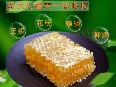 蜂巢蜜深山嚼着吃蜂巢蜂蜜新品蜂窝蜂场蜂蜜新巢蜜批发图2
