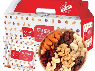 欧扎克每日坚果混合坚果30包健康零食大礼包孕妇干果水果礼盒图4