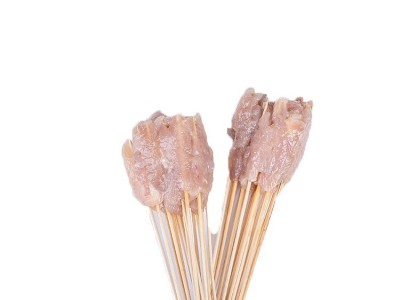 批发油炸烧烤鸡肉风味小肉串 中街夜市冰鲜小串 冷冻半成品鸡肉串图5