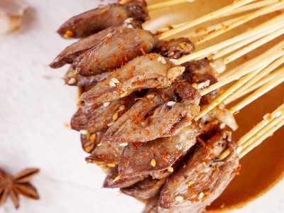 批发油炸烧烤鸡心小肉串 中街夜市小串夺命小串 冷冻半成品鸡心串图4