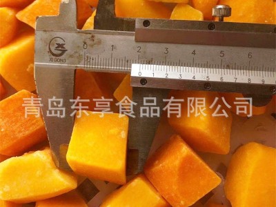 速冻南瓜块 冷冻南瓜丁 糕点馅料冷冻水果批发2.5kg*4一箱图2