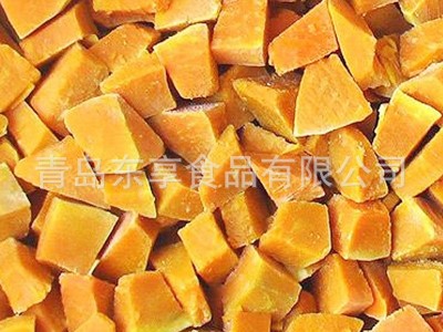速冻南瓜块 冷冻南瓜丁 糕点馅料冷冻水果批发2.5kg*4一箱图4
