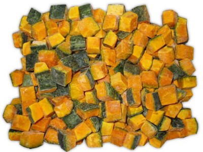 速冻南瓜块 冷冻南瓜丁 糕点馅料冷冻水果批发2.5kg*4一箱图5