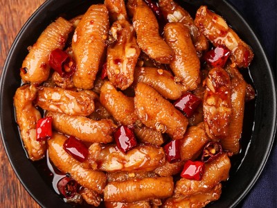 麻辣鸡脚筋即食酸辣无骨鸡爪柠檬罐装网红脱骨鸡爪卤味熟食可批发图2