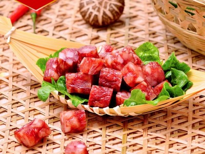 皇大大腊肠香肠广式鲜味5kg散装广味香肠广州特产一件起批图2