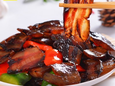 广式腊肉创上皇无皮500g无烟熏特产五花腊肉酒店批发煲仔饭腊制品图4