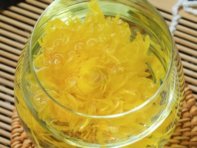 新花 黄山金丝皇菊批发一朵一杯 大黄花20朵装纸盒菊花茶图3