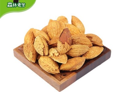 厂家批发手剥巴旦木薄壳干果零食坚果炒货扁桃仁厂家直销一件代发图1