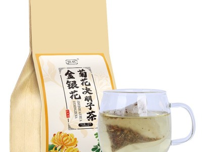 菊花决明子茶15克*30小包 枸杞金银花袋泡茶花草茶图4
