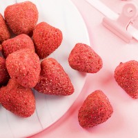 冻干草莓脆 冻干草莓 散装批发 冻干草莓干整粒500g 冻干草莓