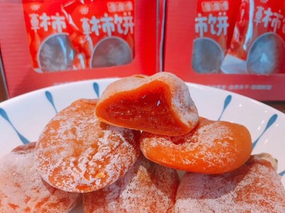 陕西特产富平柿饼霜降柿饼软糯甜流心柿饼一斤袋独立包装图5