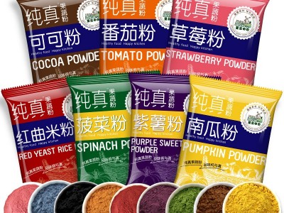 0元代理·圣益田园纯真果蔬粉天然紫薯粉菠菜南瓜红甜菜根草莓粉图5