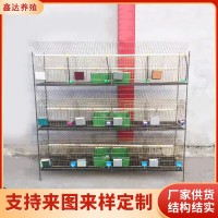 现货供应免清粪立式兔笼 养殖设备免清粪立式兔笼 三层回字兔笼