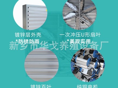 厂家供应养殖场推拉式负压风机猪场用换气扇排气扇降温设备可选配图5
