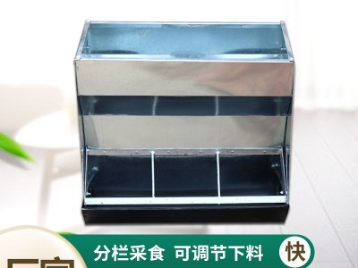 厂家现货 干湿料槽养猪设备猪食槽单双面料槽自动下料保育猪食槽图2