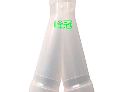 养猪设备人字下料三通养猪料线y型63管三通下料透明三通养殖设备图5
