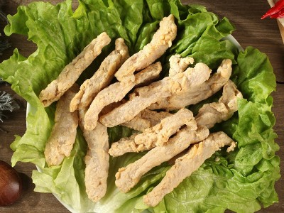 厂家批发小酥肉 餐饮火锅食材鸡肉条油炸小吃半成品冷冻食品图2