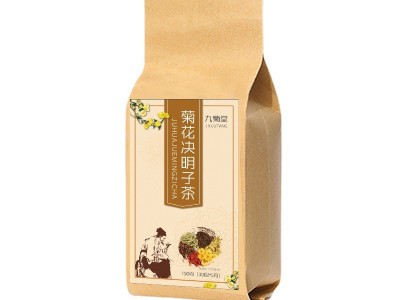 菊花决明子茶150克袋泡茶金银花枸杞牛蒡根茶组合袋泡茶贴 牌代发图5