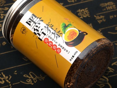 四川大凉山黑苦荞茶400g 全株香茶罐装苦芥茶荞麦茶批发一件代发图2