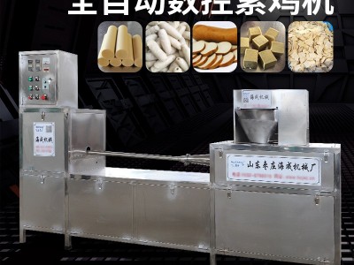 全自动豆腐卷一次性成型设备 休闲豆干制品机器 不锈钢素鸡机图2