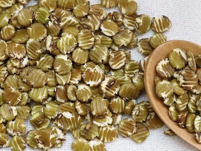 绿豆片豆浆原料 五谷杂粮片馅料饭料 厂家直供八宝粥料1斤 扁粮图2