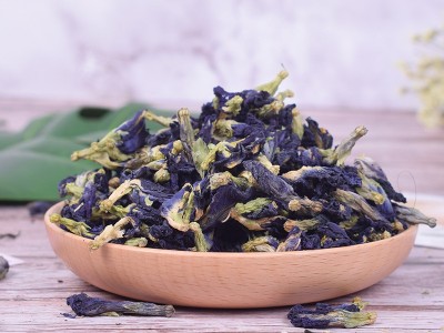 飒枫蓝蝶花茶 蝶豆花 碟豆花茶 蓝蝴蝶花茶支持图2