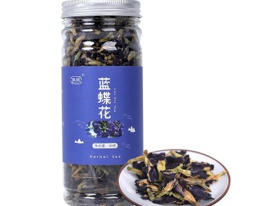 飒枫蓝蝶花茶 蝶豆花 碟豆花茶 蓝蝴蝶花茶支持图4