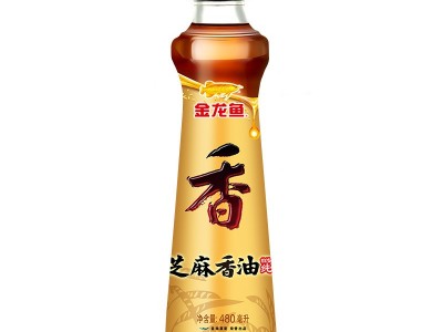 【工厂】金龙鱼纯芝麻香油调味油食用黑白小磨芝麻油油碟厂家批发图4