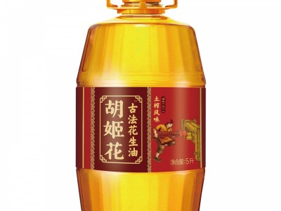 胡姬花古法土榨风味花生油5L食用油植物油粮油厂家批发图4