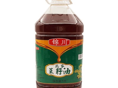 锦川餐馆家用炒菜油炸批发大桶装现货供应食用植物油农家菜籽油图5