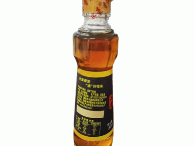 兴豪工厂直供批发销售180ml黑芝麻香油芝麻油图2