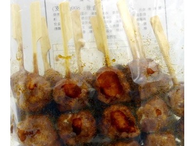 大连大成食品照烧脆骨丸子串10串装800g 照烧软骨串冷冻速食图2