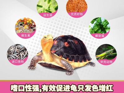 NO738寸金龟粮10kg养殖场种龟饲料水龟龟食乌龟饲料上浮型图2