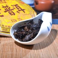 基地 批发云南普洱茶饼熟茶 勐海 老普洱茶 熟饼茶七子饼357g