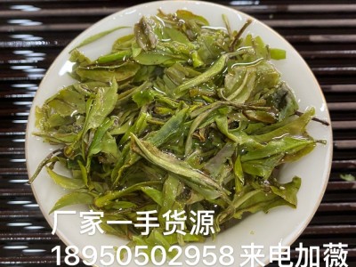 2022年新茶高山白牡丹日晒花香奶香冰糖甜鲜爽散茶厂家图5