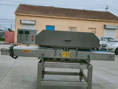 鲜肉切片机 全自动鸡胸肉开片机 鲜肉水平切片机图4