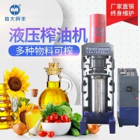 油坊花生大豆食用油生产设备 商用全自动榨油机 新型液压油榨机