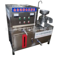 适合农村创业的机器设备 小型大豆磨浆机厂家 气动压榨成型机