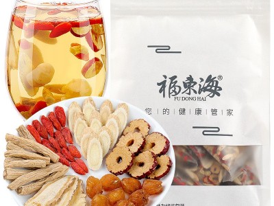福东海 黄芪当归党参茶 女人花茶滋补五宝茶桂圆红枣枸杞茶代加工图5