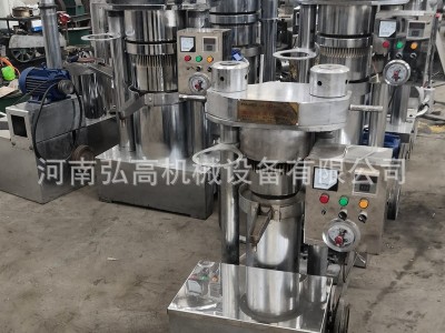 畅销韩式全自动榨油设备 新型液压香油压榨机 立式芝麻榨油机设备图4