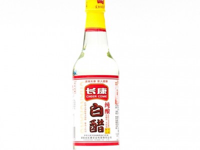 长康酿造纯酿白醋 调料配料醋 酿造陈醋 清香浓郁 口感醇厚图3